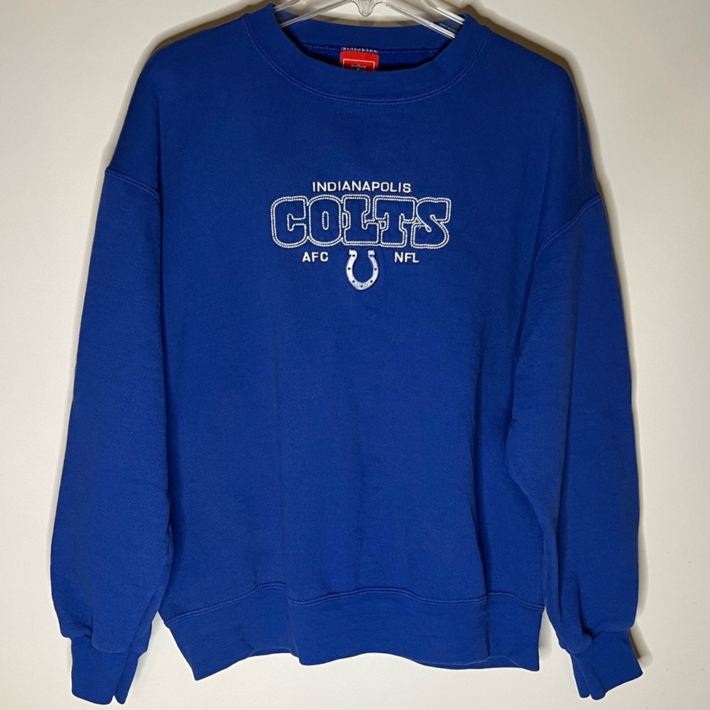 🔵 Colts pullover crewneck sweatshirt